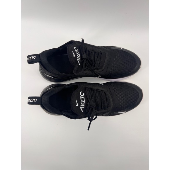Nike Air Max 270 Women US 10 Black White Running Lifestyle Shoes AH6789 001 - Picture 2 of 7